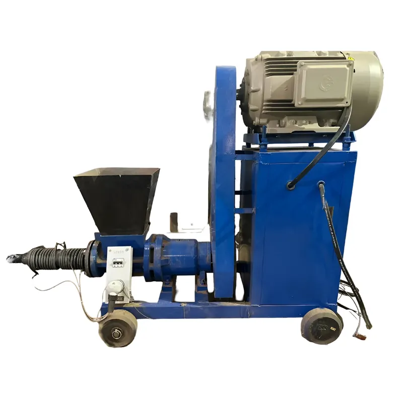 Commercial 30 HP Cow Dung Screw Type Bio Coal Briquetting Machine, Capacity 500 Kg/hr