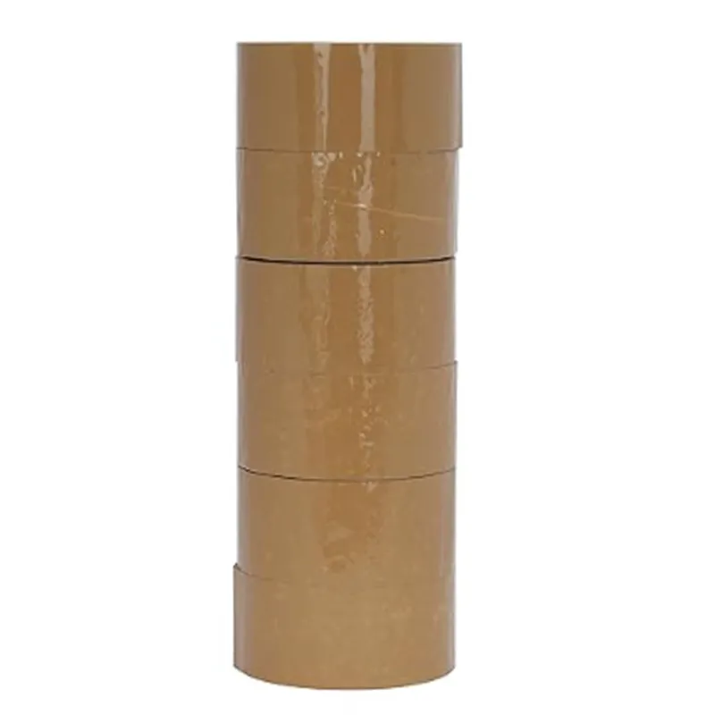 SMART PACK Brown BOPP Tape 2 inch X 55 Meter (Pack 6 Pcs)