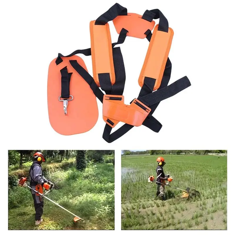 Brush Cutter Holding Belt with Adjustable Shoulder Strap for Sidepack Brush Cutter