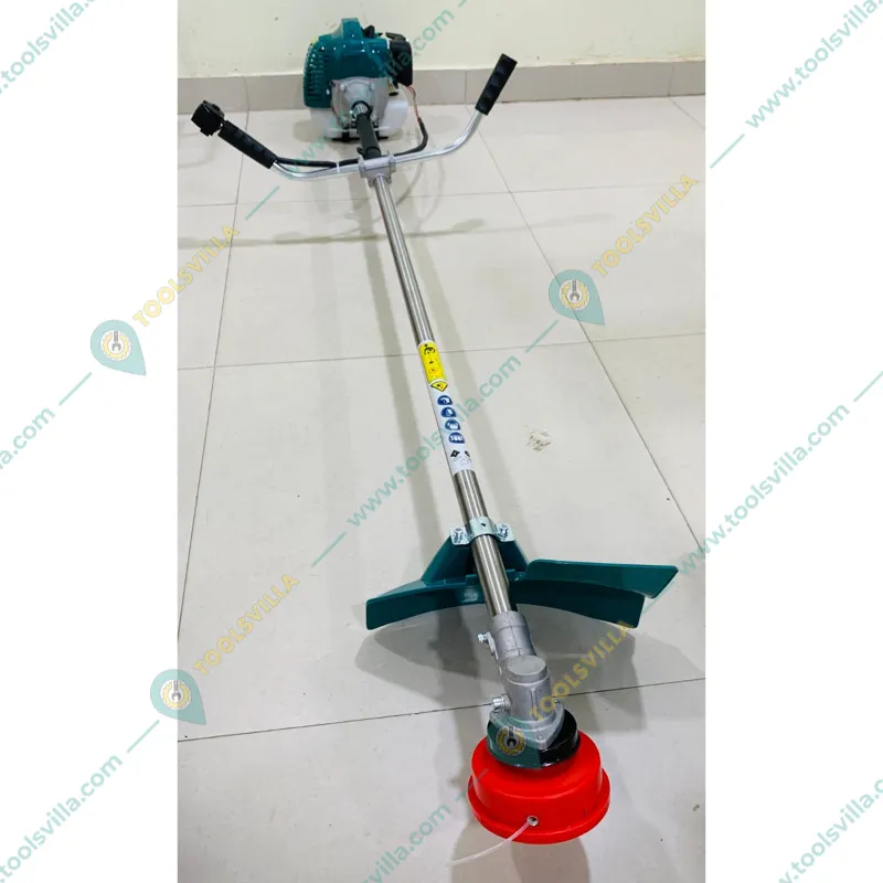 GRAMSTRONG Premium 2 Stroke 52 CC Sidepack Brush Cutter With Paddy Guard, TCT Blade, 3T Blade & Nylon Trimmer Head 