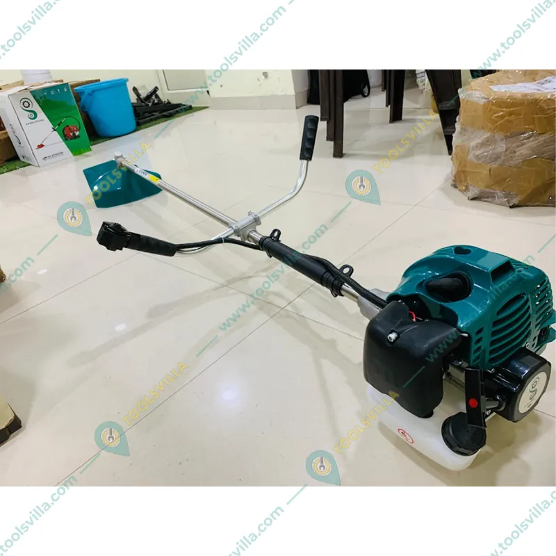 GRAMSTRONG Premium 2 Stroke 52 CC Sidepack Brush Cutter With Paddy Guard, TCT Blade, 3T Blade & Nylon Trimmer Head 