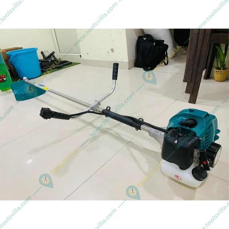 GRAMSTRONG Premium 2 Stroke 52 CC Sidepack Brush Cutter With Paddy Guard, TCT Blade, 3T Blade & Nylon Trimmer Head 