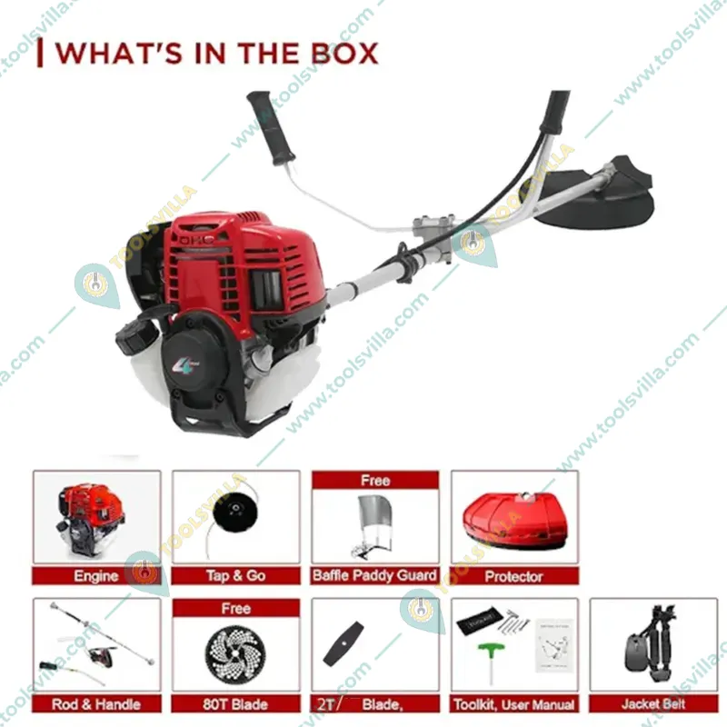 Generic (Imported) Sidepack 4 Stroke Brush Cutter GX35 with Paddy