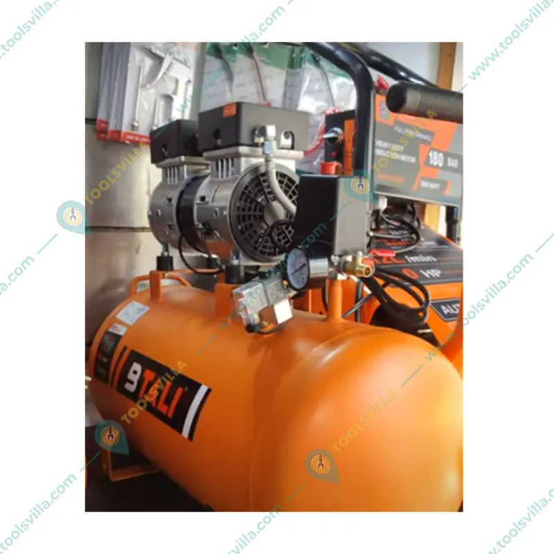 BTALI 50 Litres Oil Free Air Compressor With 1 HP Motor, 115 psi Max. Pressure and 106 LPM Air flow (BT 50  OFAC)