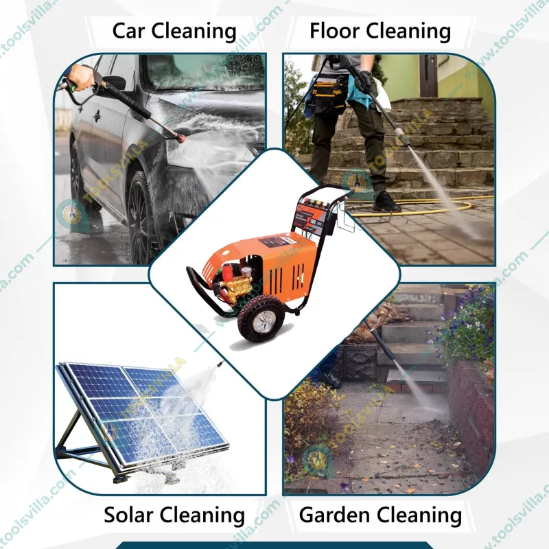 Btali (BT 2200 HPW) 4 HP 180 Bar Proline High-Pressure Washer With 12 LPM Flow Including All Required Accessories