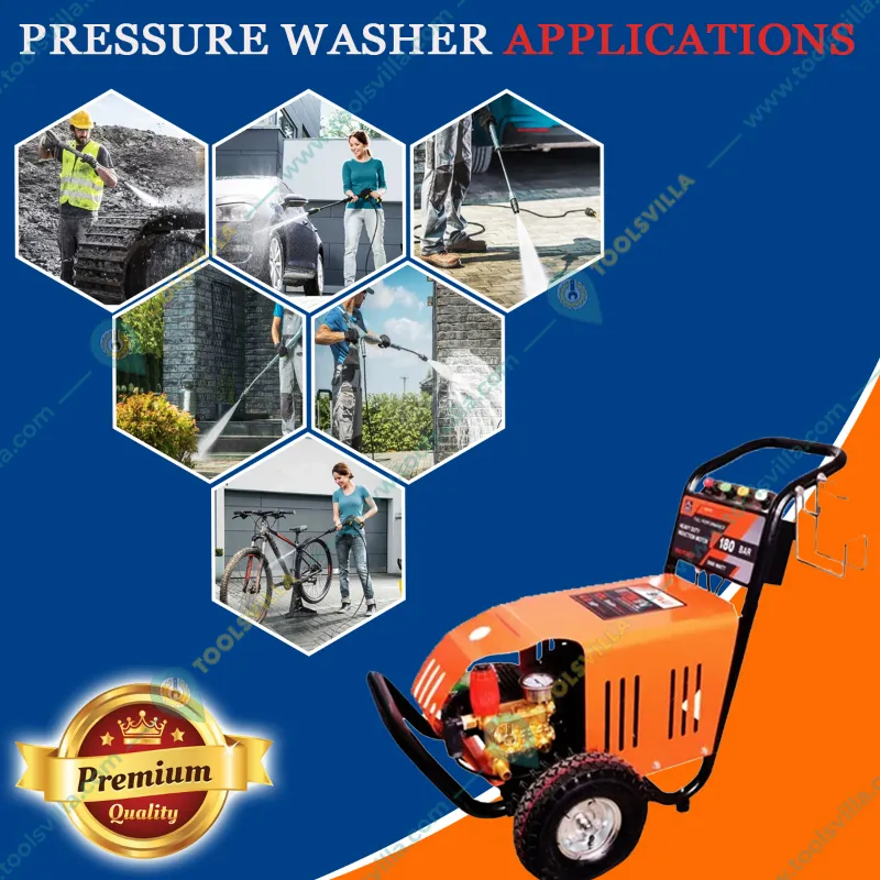 Btali (BT 2200 HPW) 4 HP 180 Bar Proline High-Pressure Washer With 12 LPM Flow Including All Required Accessories