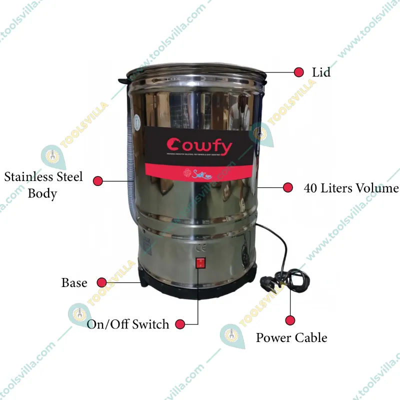 COWFY 40L Stainless Steel Butter Churning Machine