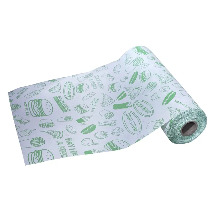 Butter Paper Roll 12x12 Inch For Fast Food Packaging,Sandwich Burger Pizza,Non Sticky Paper for Wrapping of Roti & Paper