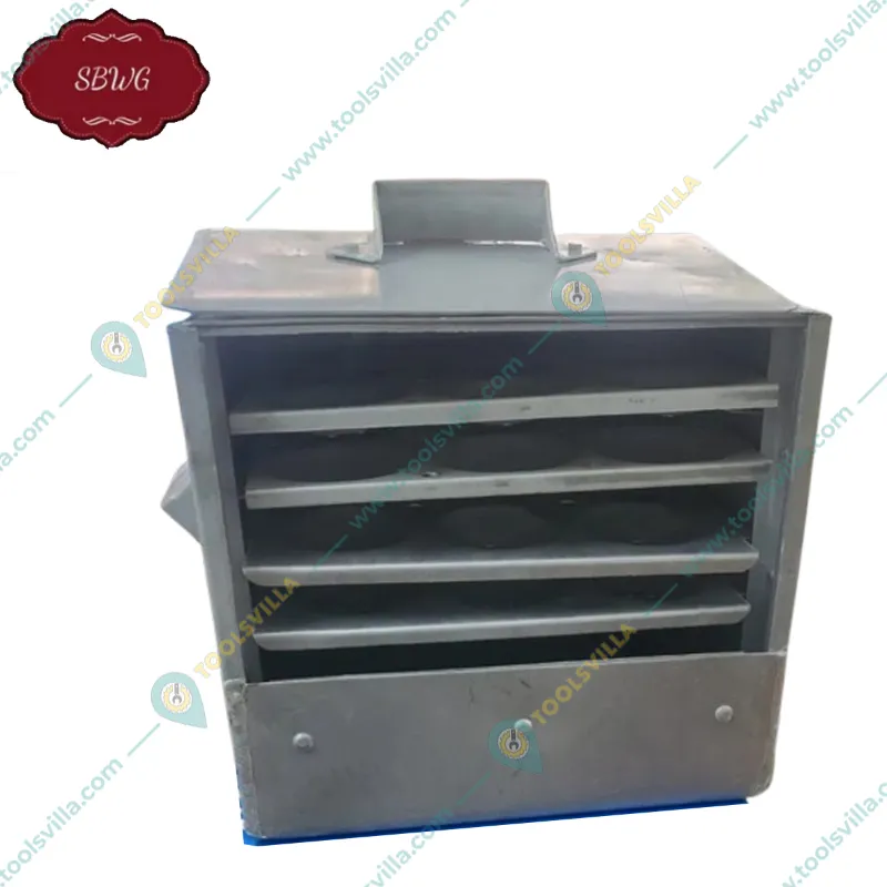 SBWG Square Shape Aluminum 4 Plates Button Idli Steamer For Home, Gas Stove Compatible 