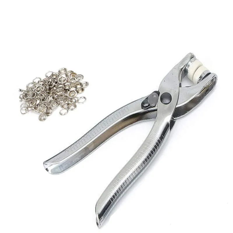 M Fabrics Snap & Ring Button Plier With DIY Buttons Set for Dress Shirt Buttons Sewing Craft