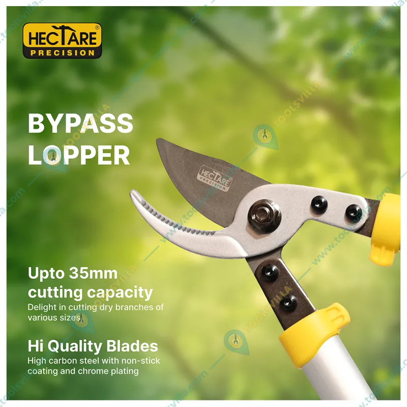 Hectare Precision 21 Inch Bypass Lopper | Tree Branch Cutter with 35 mm Cutting Diameter