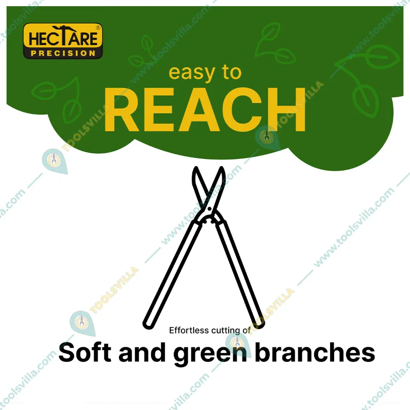 Hectare Precision 21 Inch Bypass Lopper | Tree Branch Cutter with 35 mm Cutting Diameter
