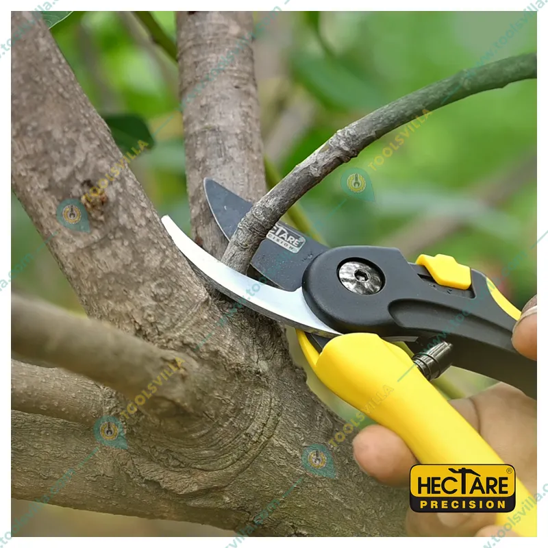 Hectare Precision Garden Bypass Pruner | Secateur | Plant Cutter with 20 mm Cutting Diameter for Home Garden