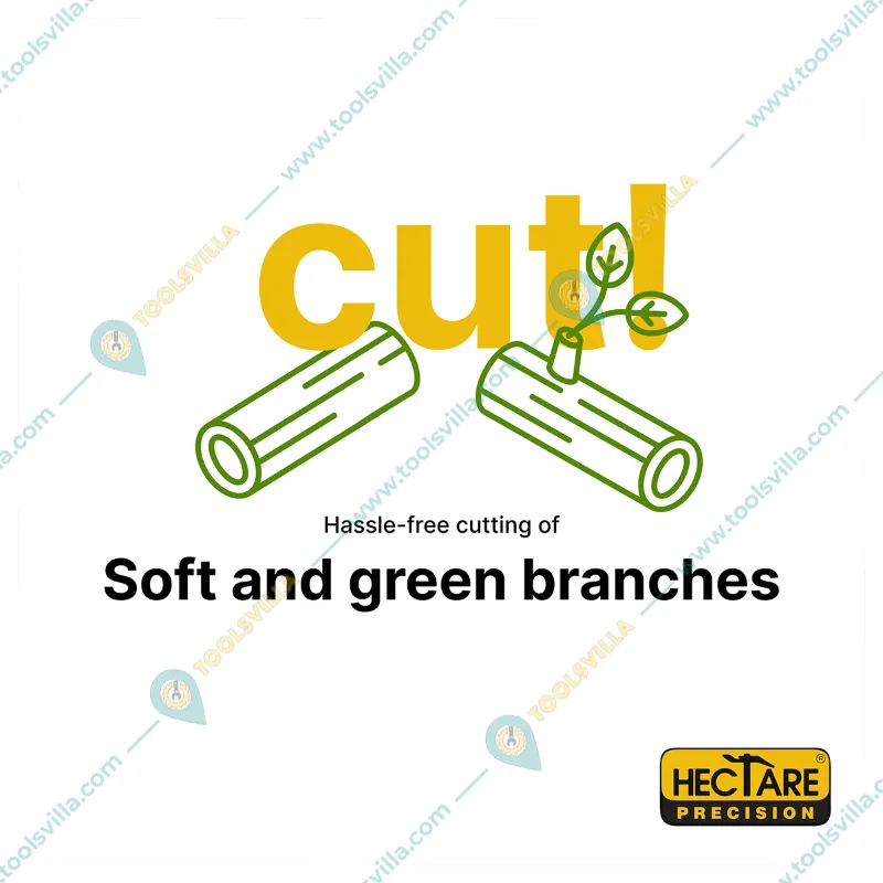 Hectare Precision Garden Bypass Pruner | Secateur | Plant Cutter with 20 mm Cutting Diameter for Home Garden