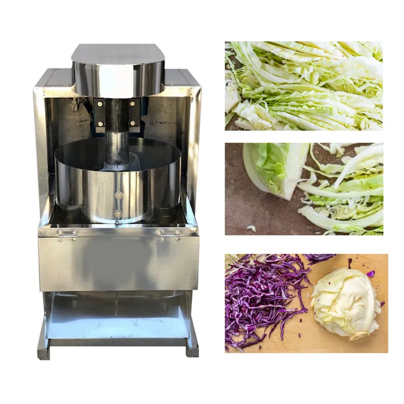 1 HP Motor Operated Stainless Steel Cabbage Cutter Machine with 9 mm Cutting Disc for Restaurants & Food Processing