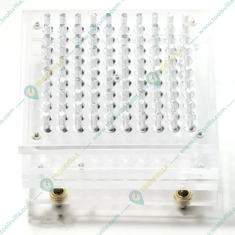 PATCO PHARMA 100 Holes Acrylic-Manual Empty Capsule Filling Machine (Size 5 Capsule - 150 Mg Powder Filling)