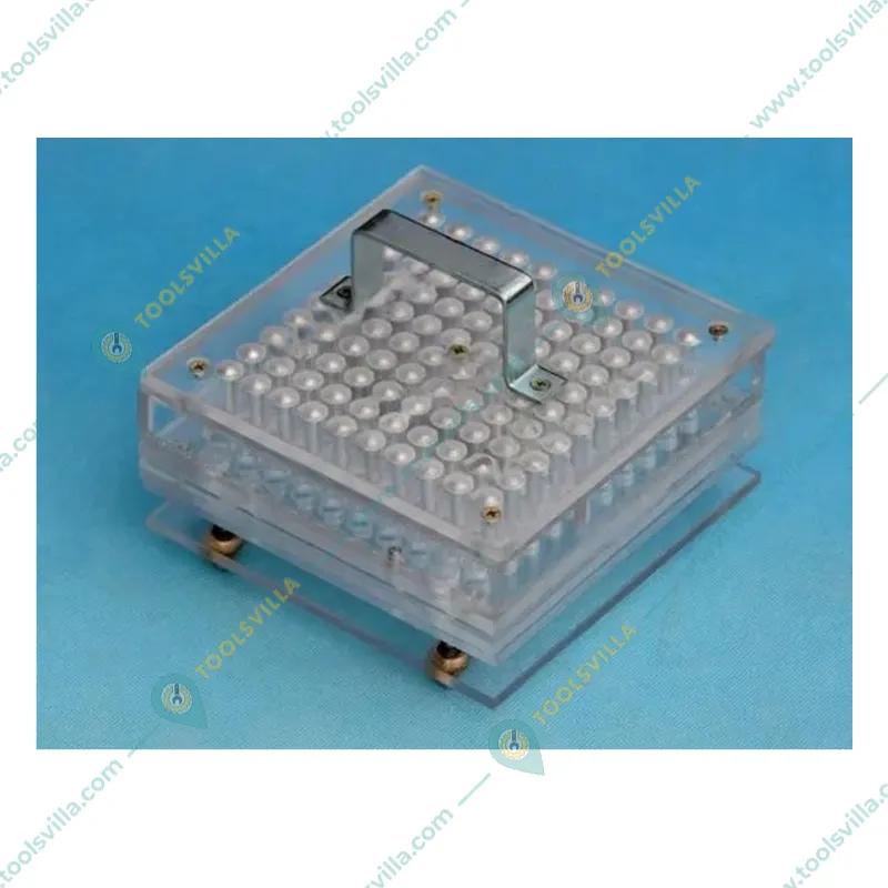 PATCO PHARMA 100 Holes Acrylic-Manual Empty Capsule Filling Machine (Size 5 Capsule - 150 Mg Powder Filling)