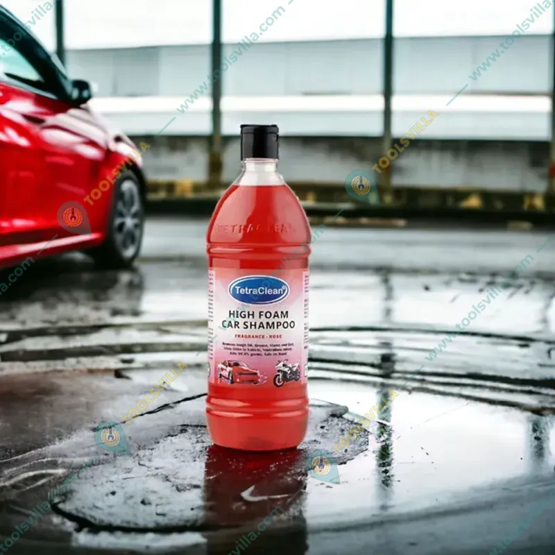 Tetra Clean 1 Liter Rose High Foam Car Shampoo, Car Washing Liquid