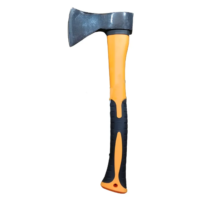 Heavy Duty Carbon Steel Axe with Fiberglass Handle for Multipurpose Use