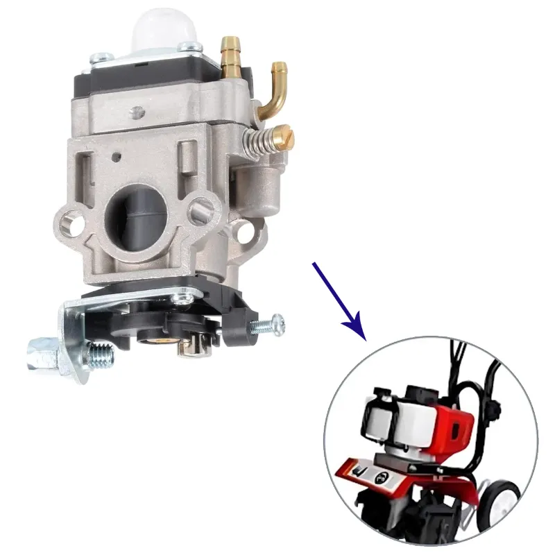 Heavy Duty Carburetor for 52 CC 2 Stroke Engine  Mini Tiller (Quantity-Pack of 1)