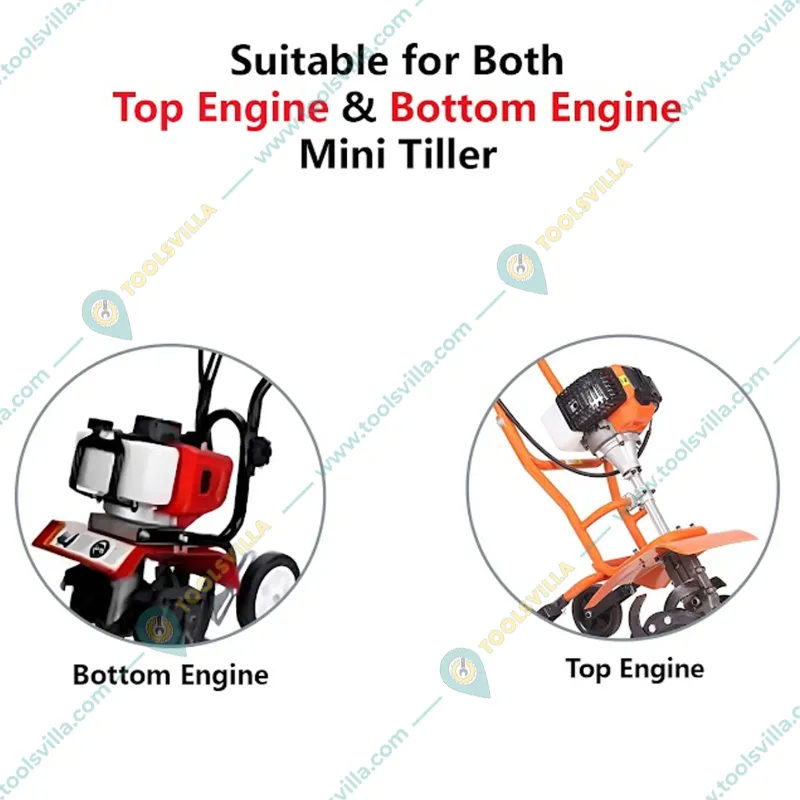 Heavy Duty Carburetor for 52 CC 2 Stroke Engine  Mini Tiller (Quantity-Pack of 1)