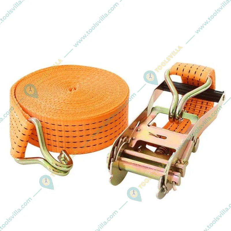 Heavy Duty 5 Ton 10 Meter 50 mm Polyester Ratchet Cargo Lashing Belt