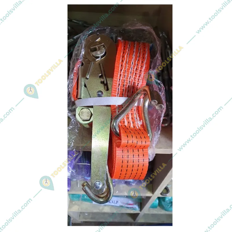 Heavy Duty 5 Ton 10 Meter 50 mm Polyester Ratchet Cargo Lashing Belt
