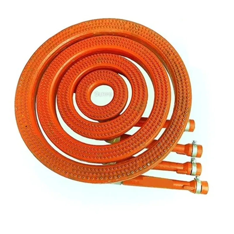 Combo of Bapa Cast Iron Korean Burner No.1,2,3 & 4 set For Big SS 4 Ring Burner Biryani Bhatti, 39 x 39 x 18 inch Size
