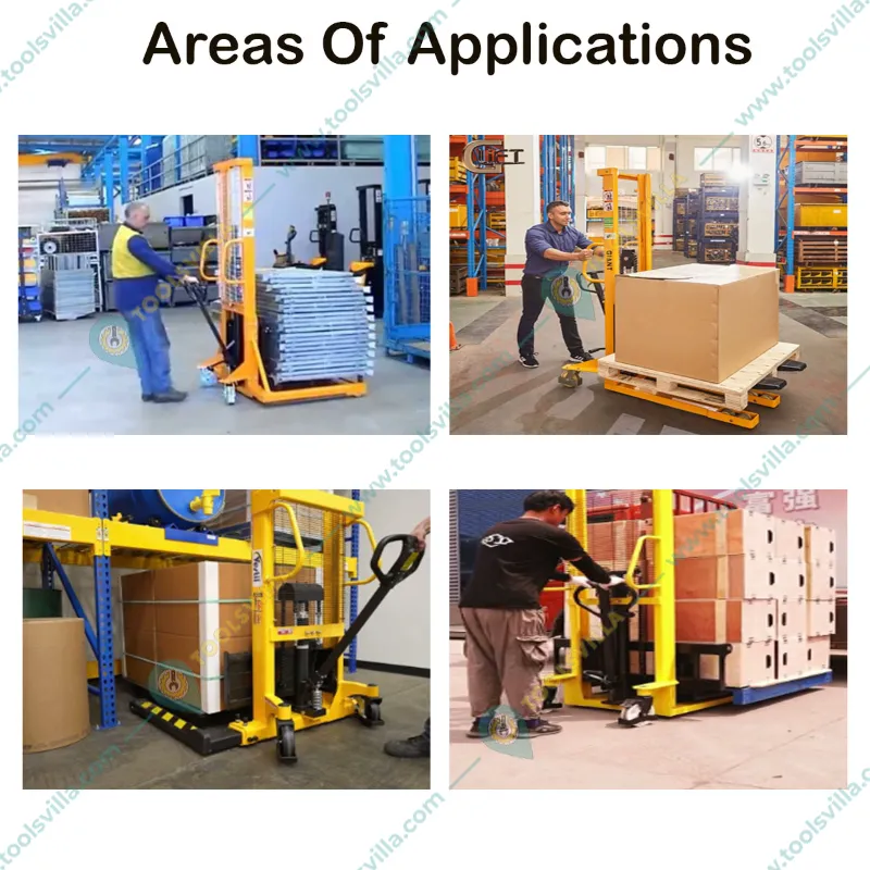 4G 2 Ton 'C' Channel Manual Stacker With 2.5 Meter Maximum Lifting Height, Fork Length & Width 1000 x 685 mm