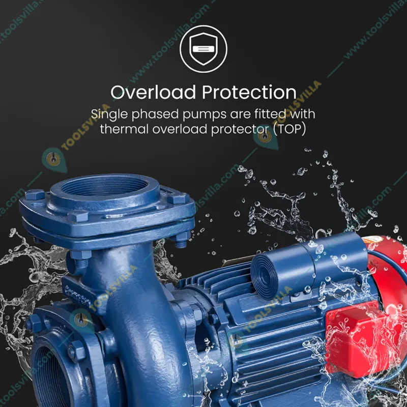 Crompton 0.5Hp Single Phase Centrifugal Monoblock Pump, 40ft Max. Head, 40X40mm (MBJ052(1PH)Y-12) - 1 Year Warranty