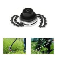 Heavy Duty Chain Trimmer Head Attachment for Brush Cutter