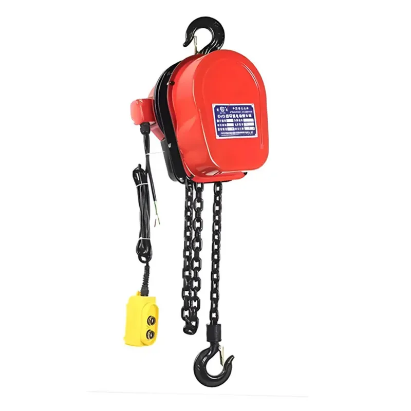 HT 3 Ton Three Phase Electric Chain Hoist With 3 Meter & 10 mm Load Chain, 3 Meter Standard Lift, Single Fall