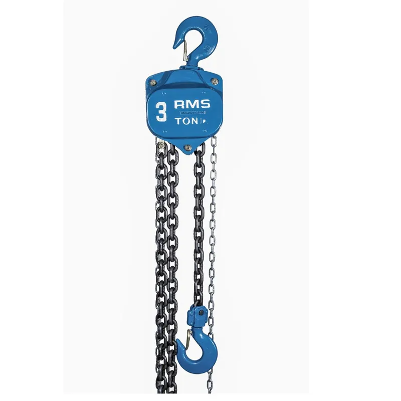 RMS 3 Ton Single Fall Chain Pulley Block (Size-3 Meter)