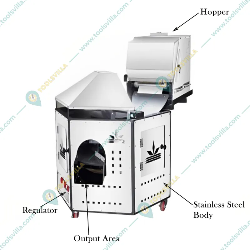 Commercial Automatic Chapati Making Machine, 1000 Chapati/Hr