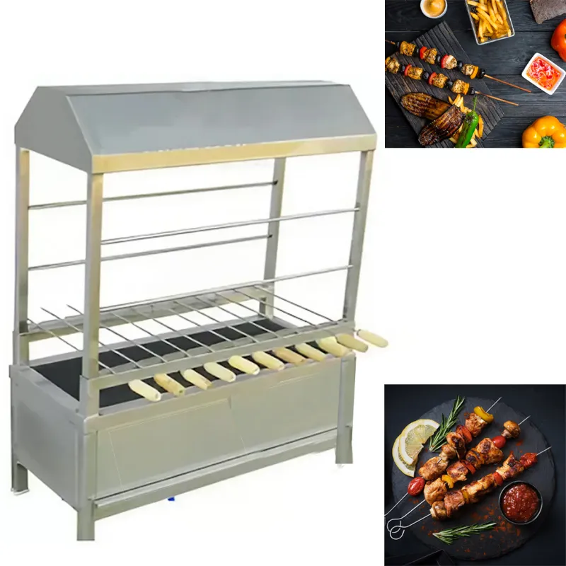 Commercial Charcoal Operated 30X12X36 Inch Barbeque Grill 