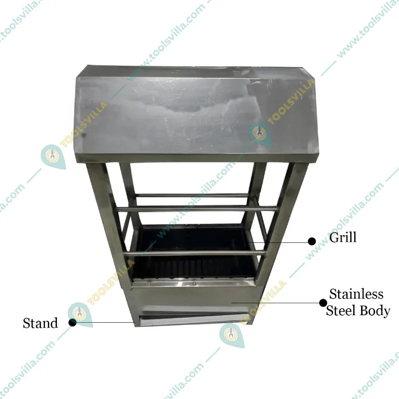 Commercial Table Top Charcoal Operated Barbeque Grill Machine