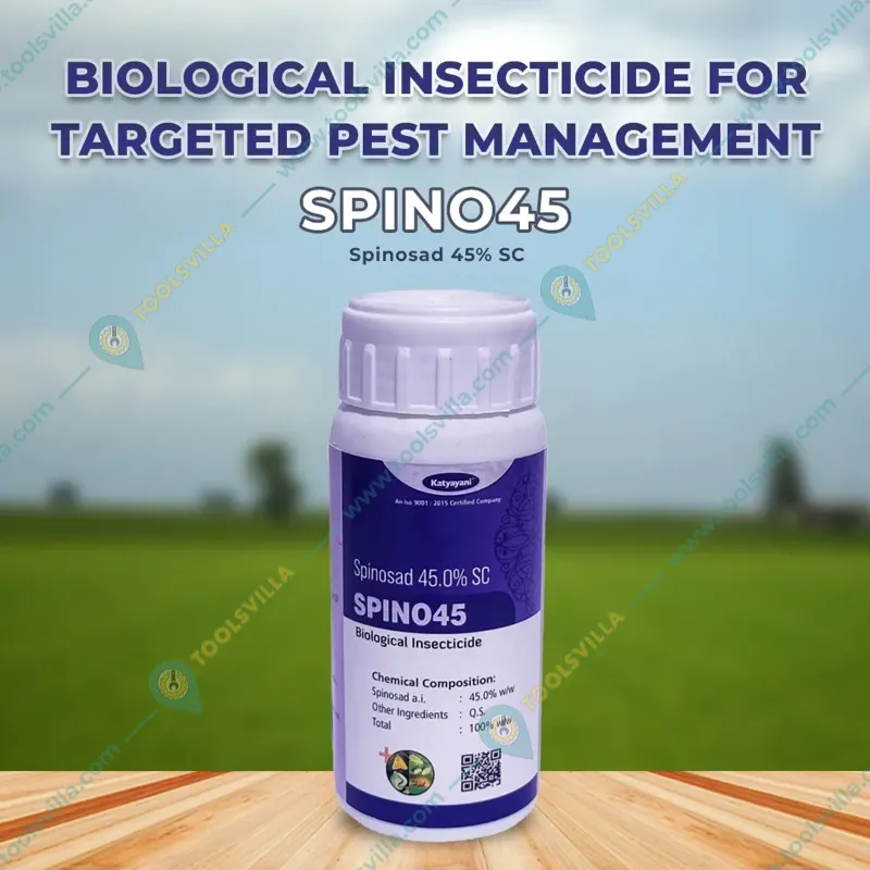 Katyayani Spino 45 Spinosad 45% SC Insecticide For The Control Of Resistant Helicoverpa In Cotton And Red Gram(Pack-50 ml x 1)