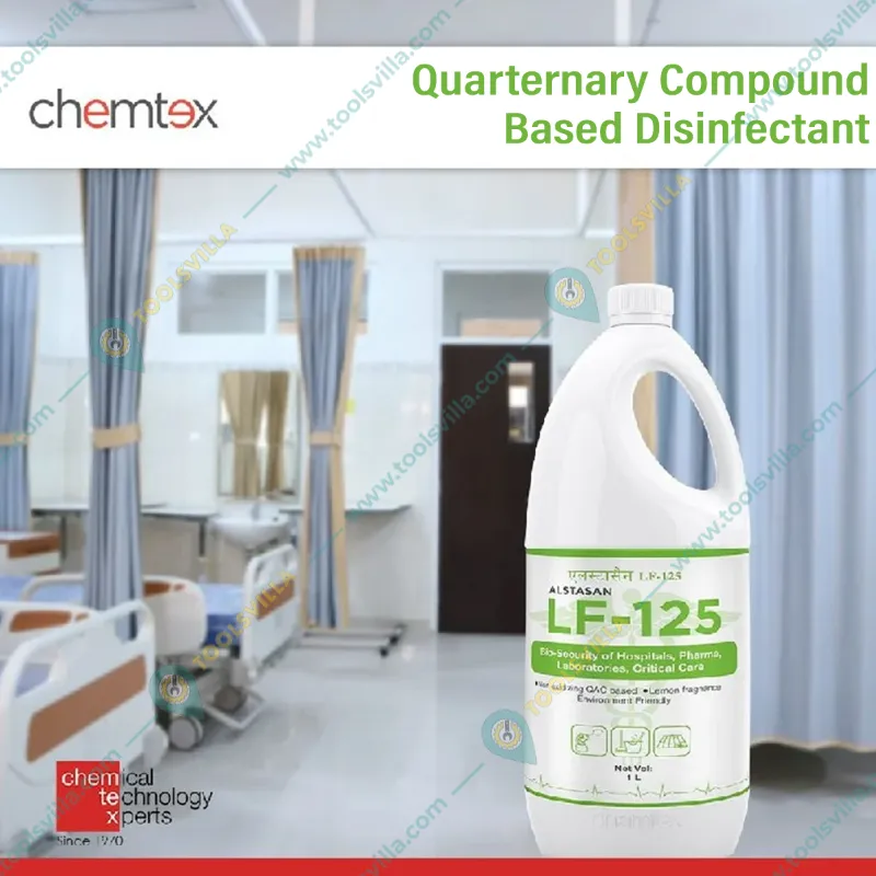 Chemtex 1L Alstasan LF-125 Quaternary Ammonium Compound Based Aerial Fumigation Disinfectant, Lemon Fragrance