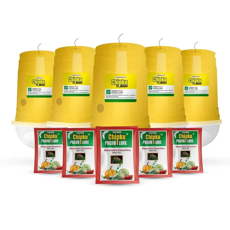 Chipku Glass Trap with Melon Fly Pheromone Lure for Watermelon, Pumpkin & Gourd Crops (Quantity-AfmBOorYMKRFl1Om9Wu3wApJH-6iTfV3efNMSwNs6cIftLk5Aizq8rXx)