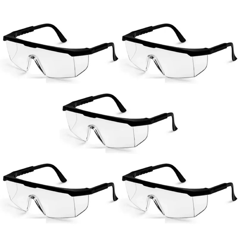 Super Safety Water & Dust resistant Protective Goggles for Industrial Works (Pack-5 Pcs)