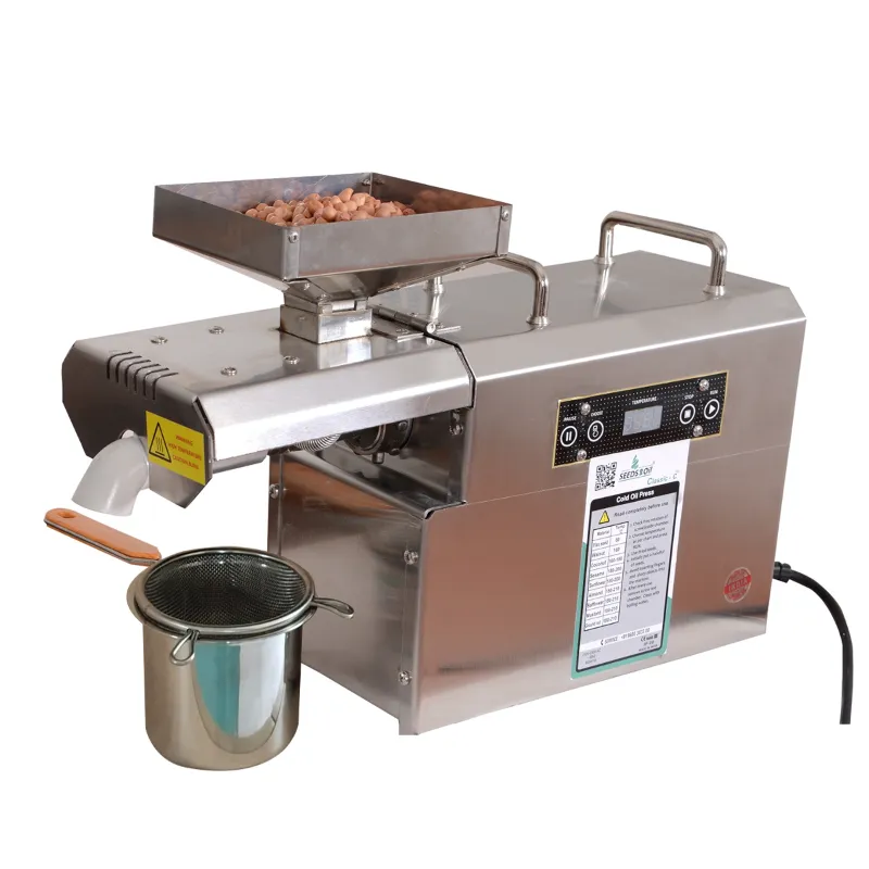 Fully Automatic 600W Multi Oil Seeds Press Machine, 1 Kg Hopper Capacity and Free Accessories