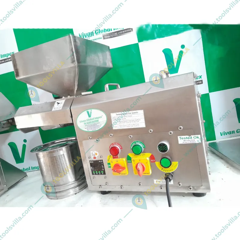 1HP Cold Oil Press Machine, With 8 to 10 Kg/Hr Capacity