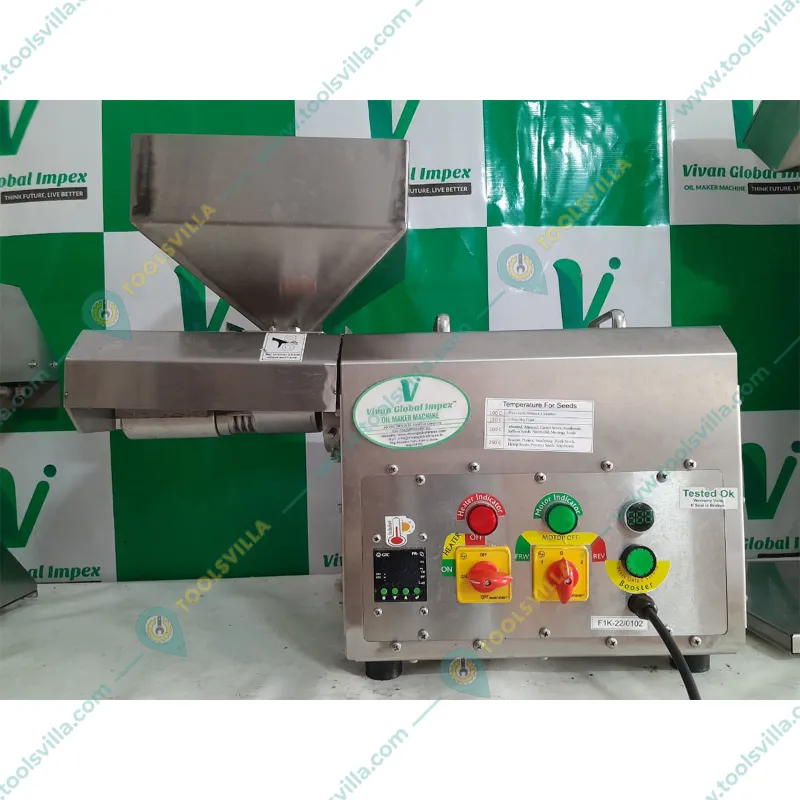 1HP Cold Oil Press Machine, With 8 to 10 Kg/Hr Capacity