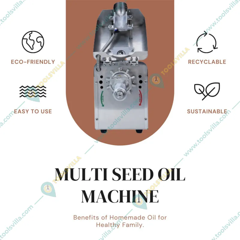 Domestic 0.5 HP Cold Press Oil Extraction Machine, With 4 to 5 Kg/Hr Capacity