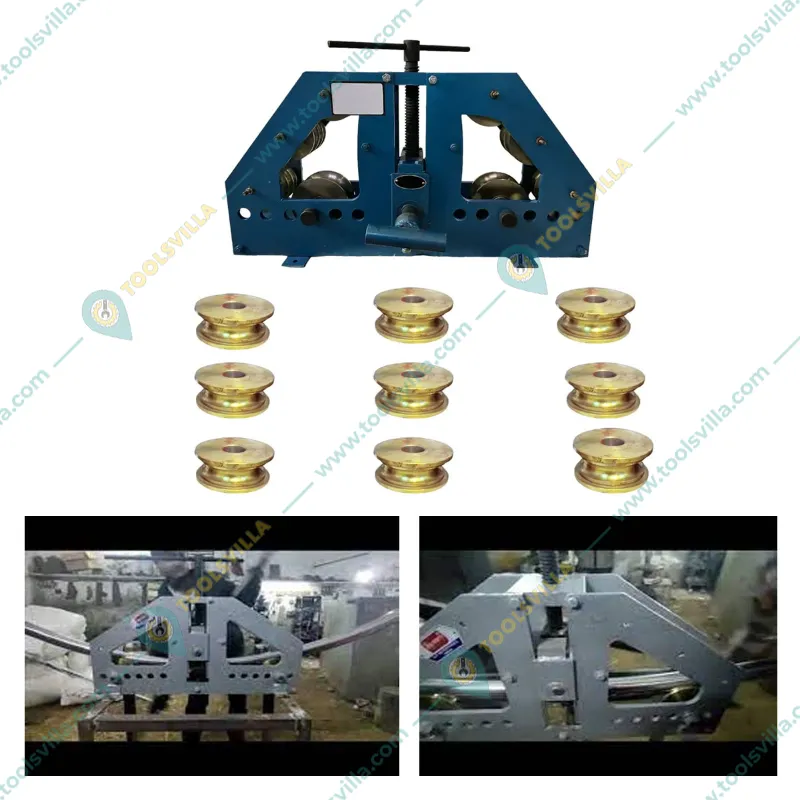 Combined Pipe Bending Machine for 13-50 mm Round Pipe (Steel & MS) - 6mm Wall Thickness