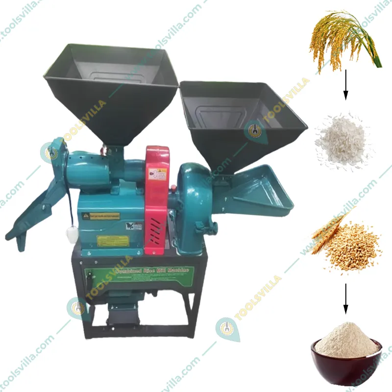 Annapurna 6N40 Combined Rice Mill And Pulverizer With 3HP Motor, 150 Kg/hr Rice & 35 Kg/hr Flour