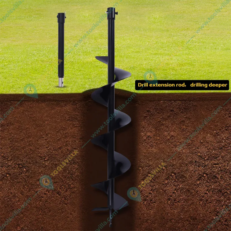 Heavy Duty 30 cm and 100 cm Bit Extension Combo For Earth Auger/ Post Hole Digger