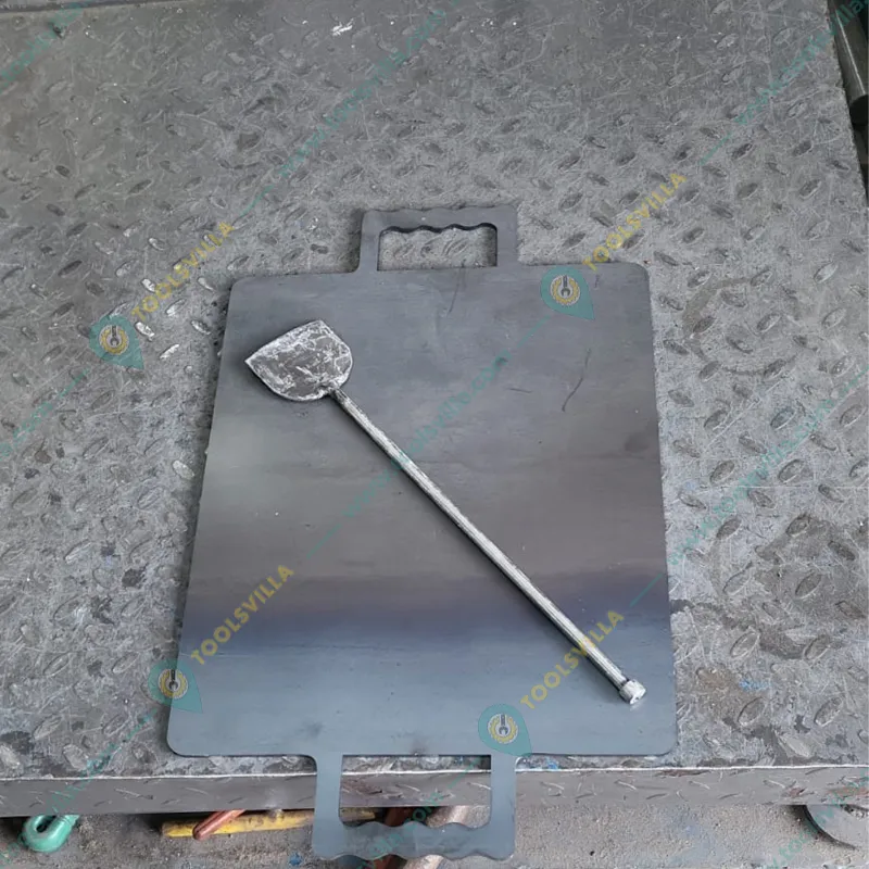 SBWG Combo of Round and Rectangle Iron Tawa with Free Palta for Dosa, Roti 