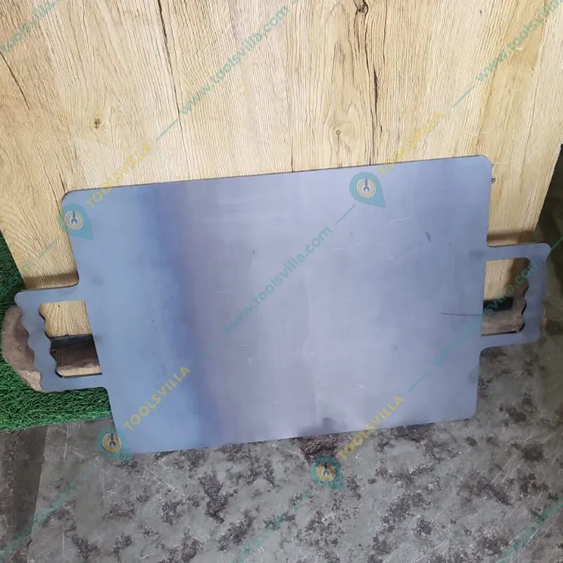 SBWG Combo of Round and Rectangle Iron Tawa with Free Palta for Dosa, Roti 
