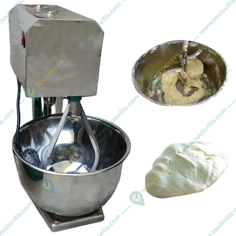 Commercial 2 Kg Atta Kneader Machine, 0.25 HP Motor (Detachable Bowl)